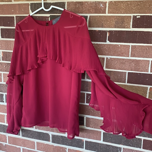 Anthropologie | Sunday in Brooklyn Ruffe Blouse - Picture 3 of 8